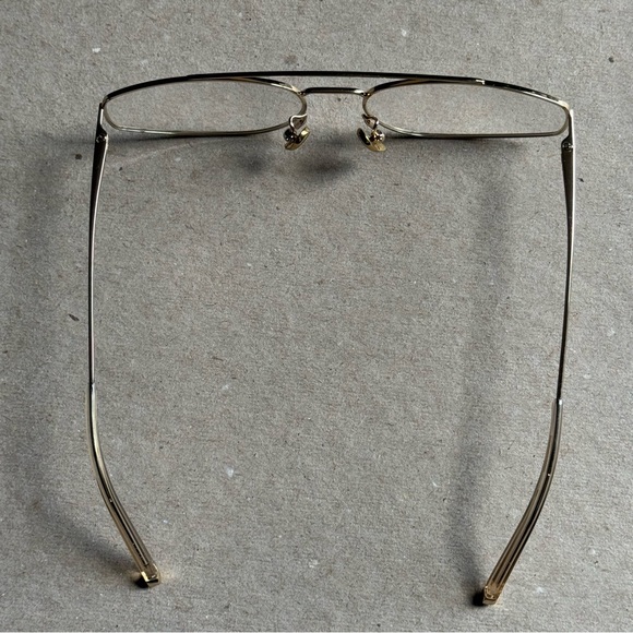 Retrosuperfuture Tema Optical Oro gold aviator eyeglasses - Picture 5 of 10